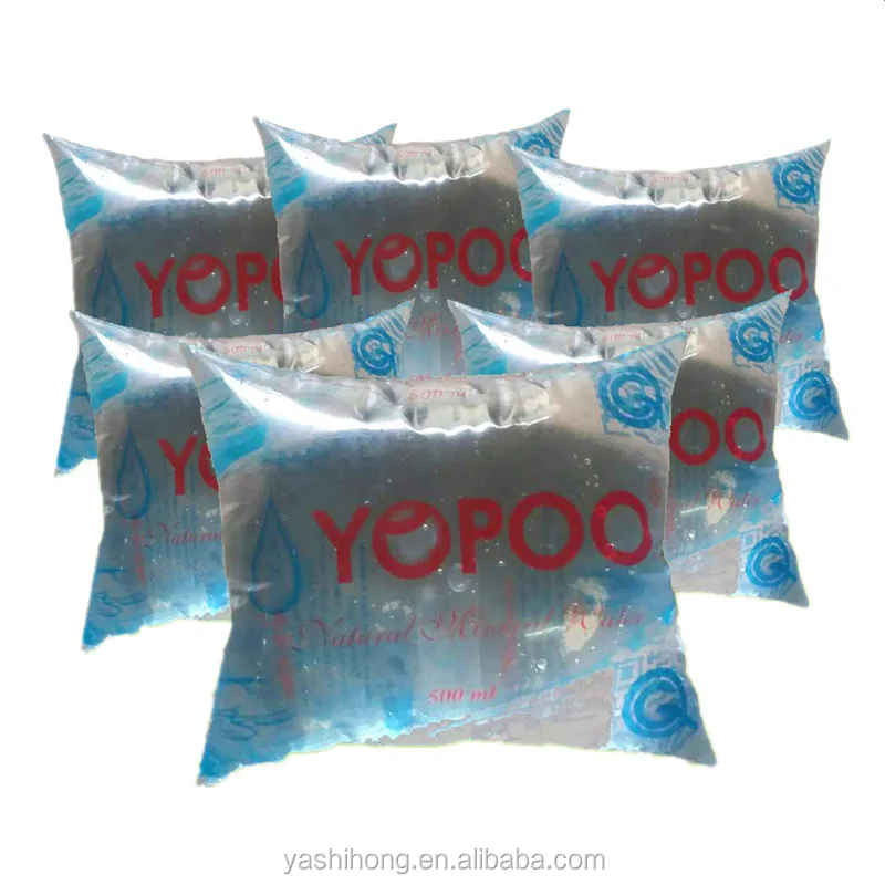 
Gravure Printing Laminating Plastic Automatic Packaging Machine Film Roll for Water Sachet Bags 500ml with Own Logo 