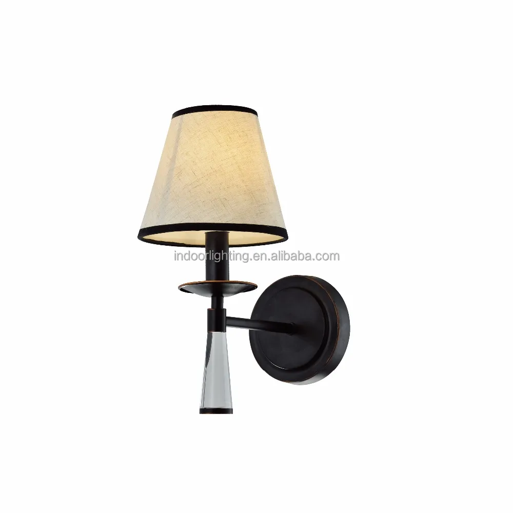 Indoor chandelier lighting modern fabric shade acrylic gold pendant light