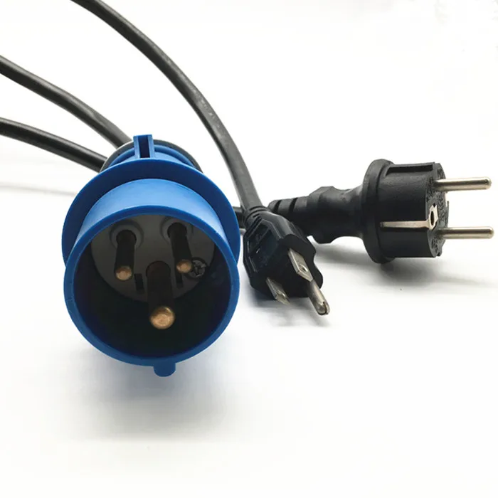 32a Single phase LEVEL 2 LCD Display home charging connector with IEC 62196-2 female type 2 plug