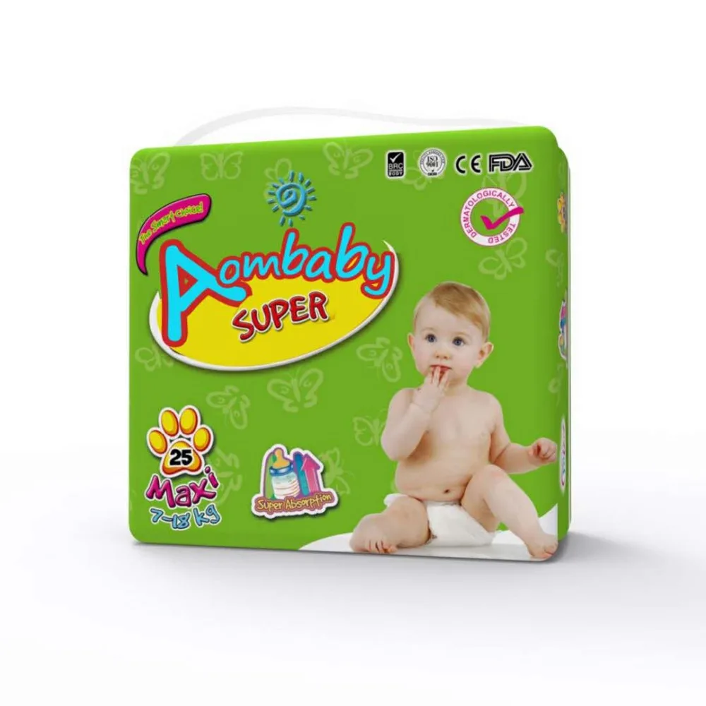 AOMBABY высокая гигроскопичность SAP дышащие детские пеленки сырья