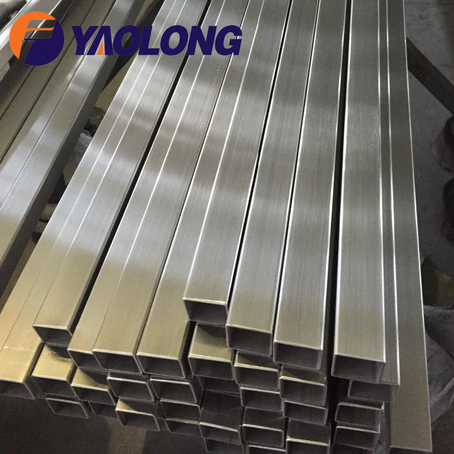 welded 304 316L 3 inch square tube stainless steel rectangular balustrade railing pipe price list
