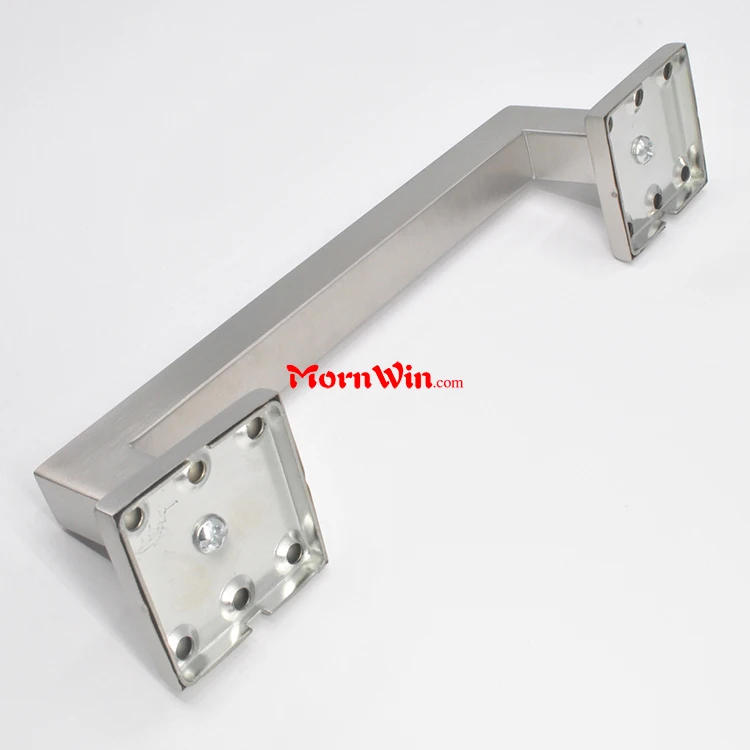 Атласная квадратная поручня из нержавеющей стали для ванной комнаты