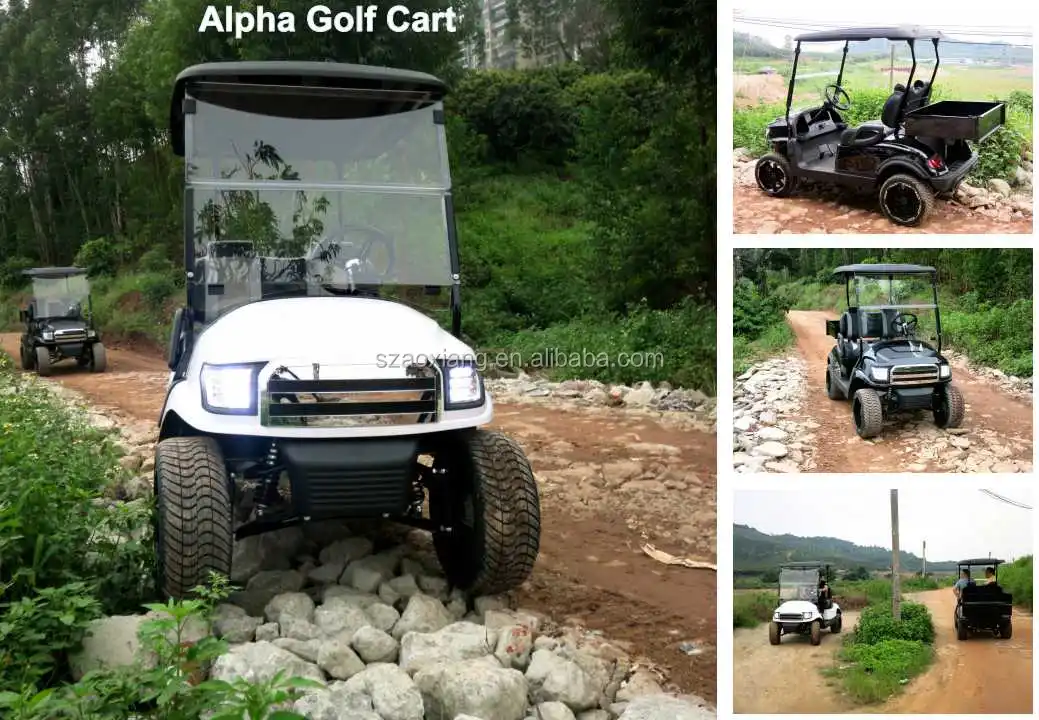 Street legal off-road electric car hunting golf cart 4 passenger cheap price for sale