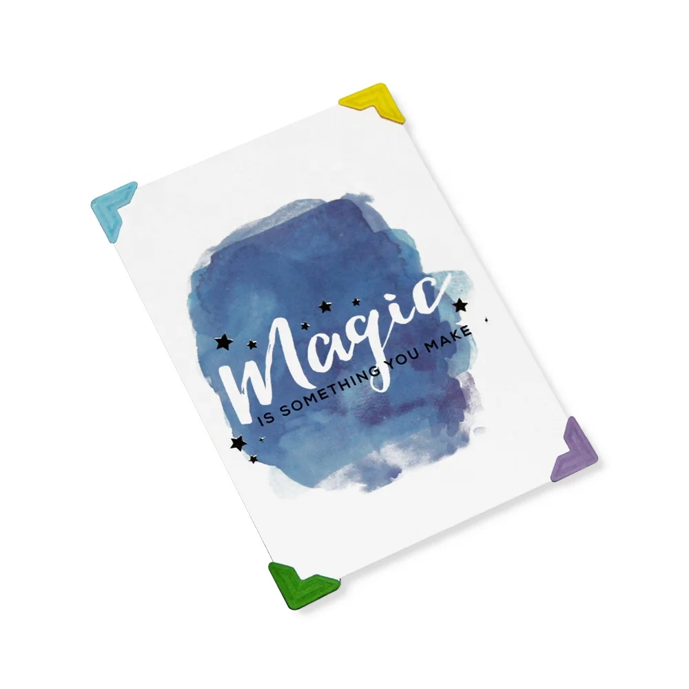 Photo Corners Self Adhesive Picture Frame Corners Photo Paper Sticker for DIY Scrapbook and Picture Album