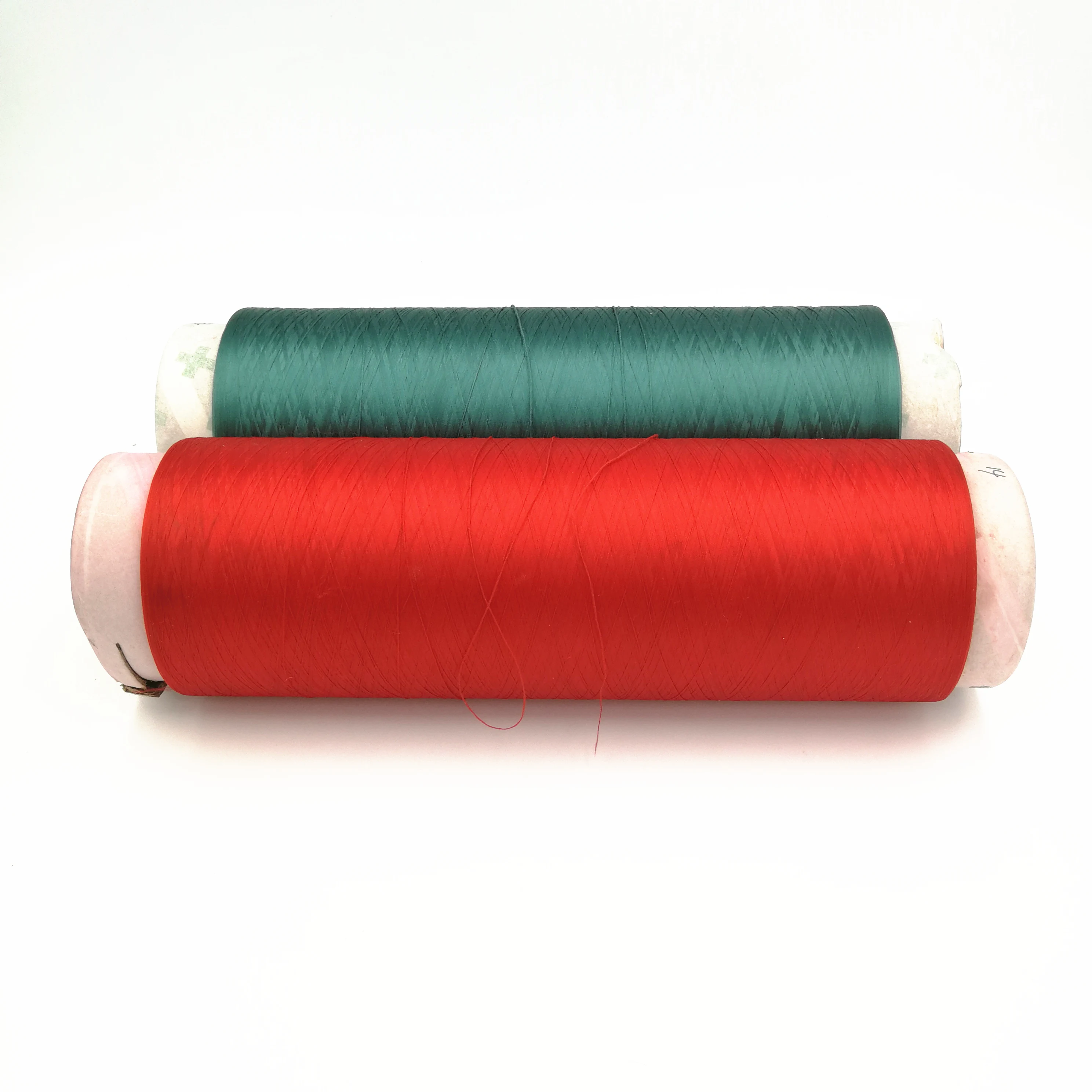 Dope dyed color 100% polyester DTY textured filament yarn 300/96 150/48 with low torque yarn, S Z torque yarn