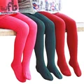 Retail 2 7years tights stockings candy color thickened children Kids infant Baby Combed Cotton spring autumn