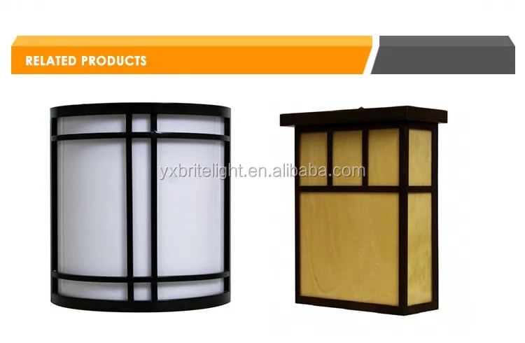 Bronze traditional outdoor wall sconce for Garden IP44 outdoor lights wall mounted 10W/13W/15W