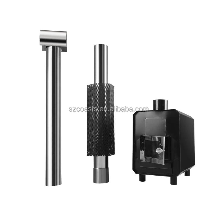 Outdoor Canada red cedar wood fired hot tub for 2 person