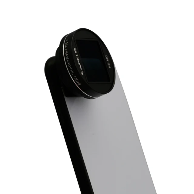 Kapkur anamorphic lens for mobile phone making widescreen film