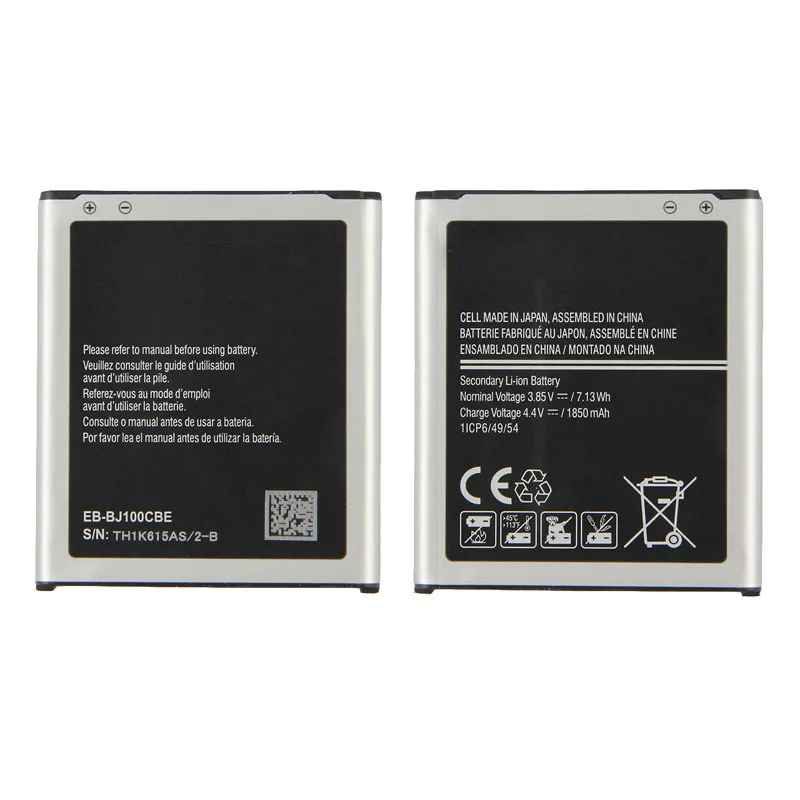 Factory Price Good Quality Mobile Batteries 3.85V Replacement Phone Battery for Samsung J1 EB-BJ100CBE