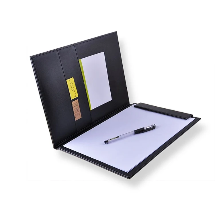 A4 faux leather conference clip board contract signing board
