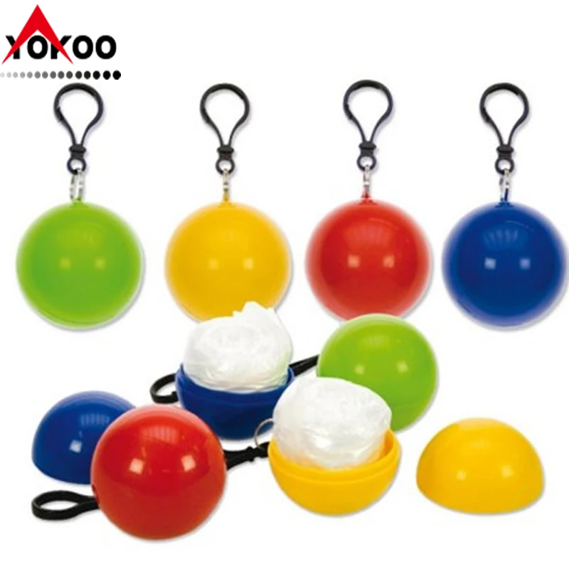 
Promotional Disposable Raincoat Ball, Rain Poncho In Balls For Gifts Wholesale 