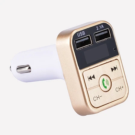 
CAR B2 Bluetooth FM Transmitter Hands Free Calling Wireless Adapter Car Kit Universal Car Charger 