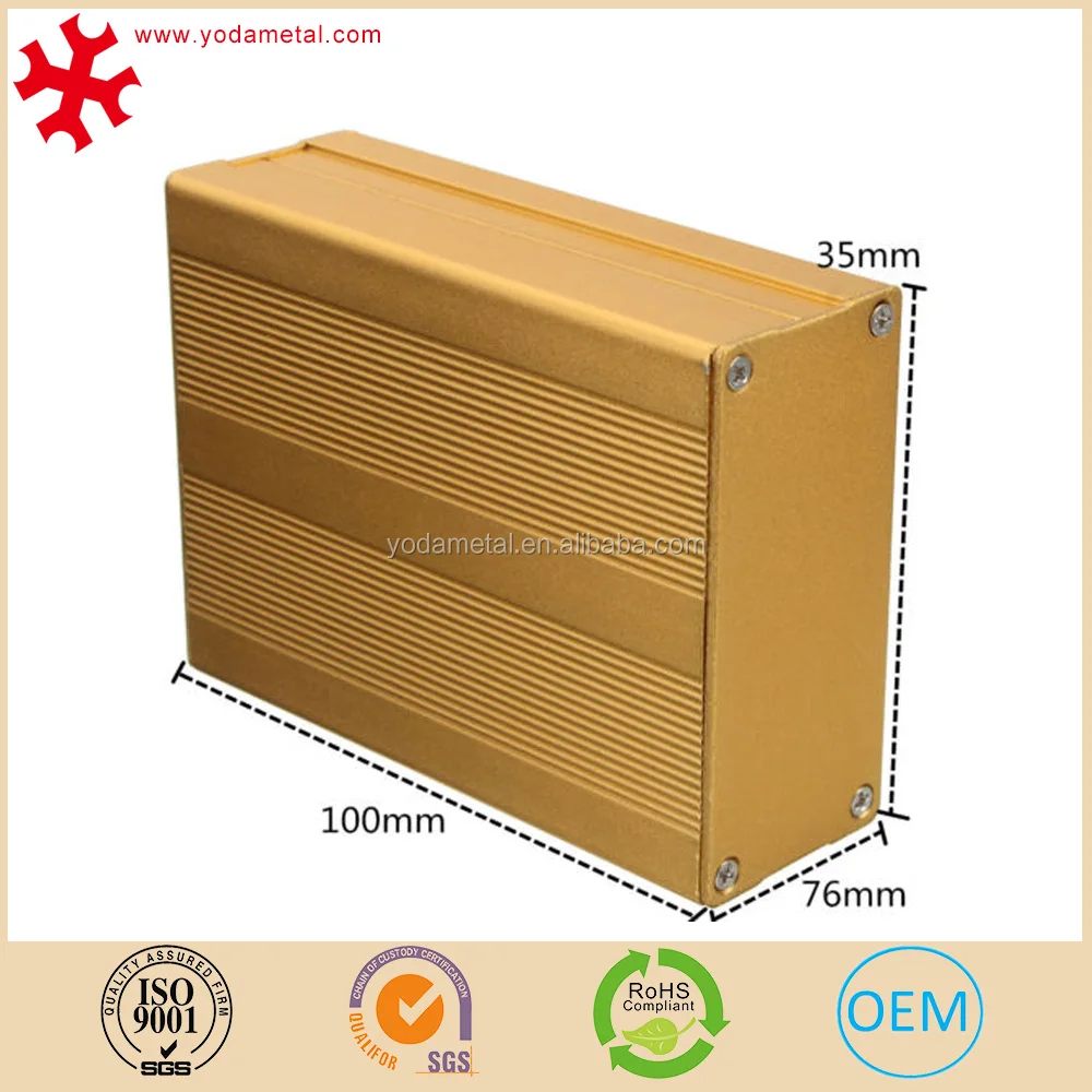 OEM наружные водонепроницаемые экструдированные электронные алюминиевые корпуса