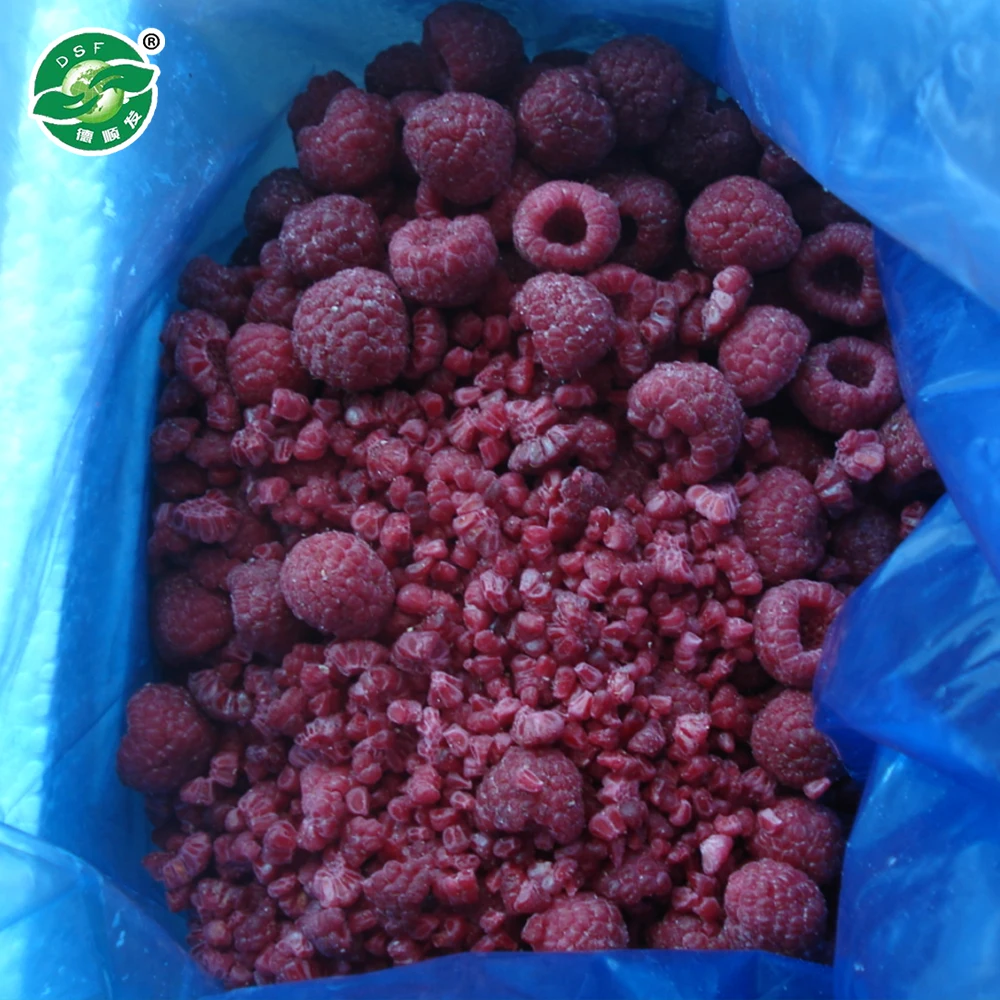 HACCP Chinese iqf strawberries Fresh good price and high quality BRC certified frozen raspberry