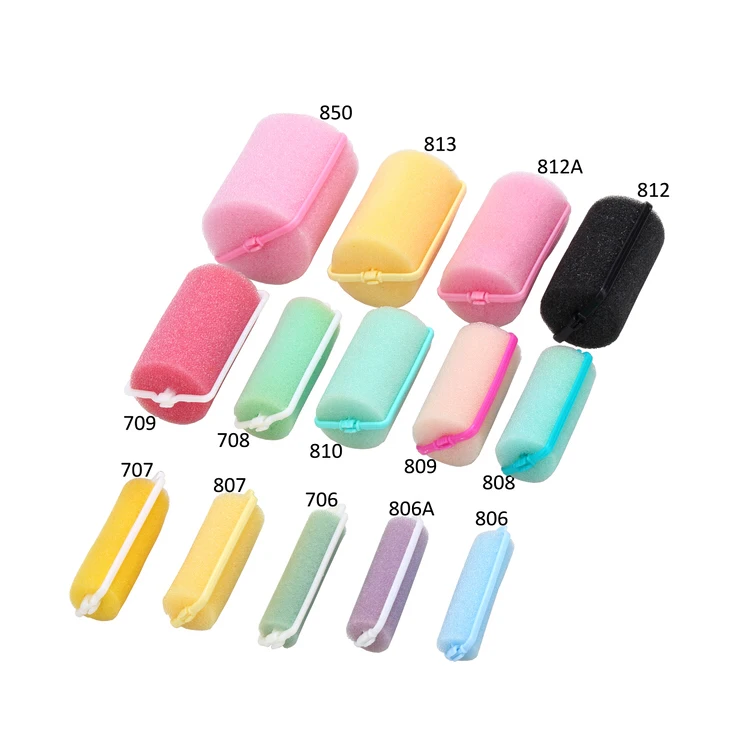 Foam hair rollers
