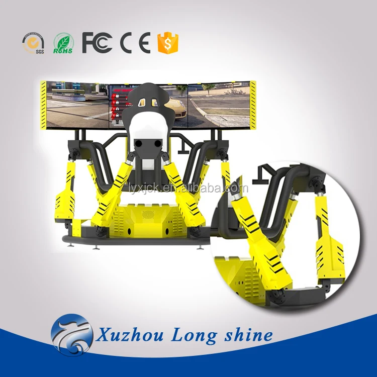 Servo linear actuators for racing simulator