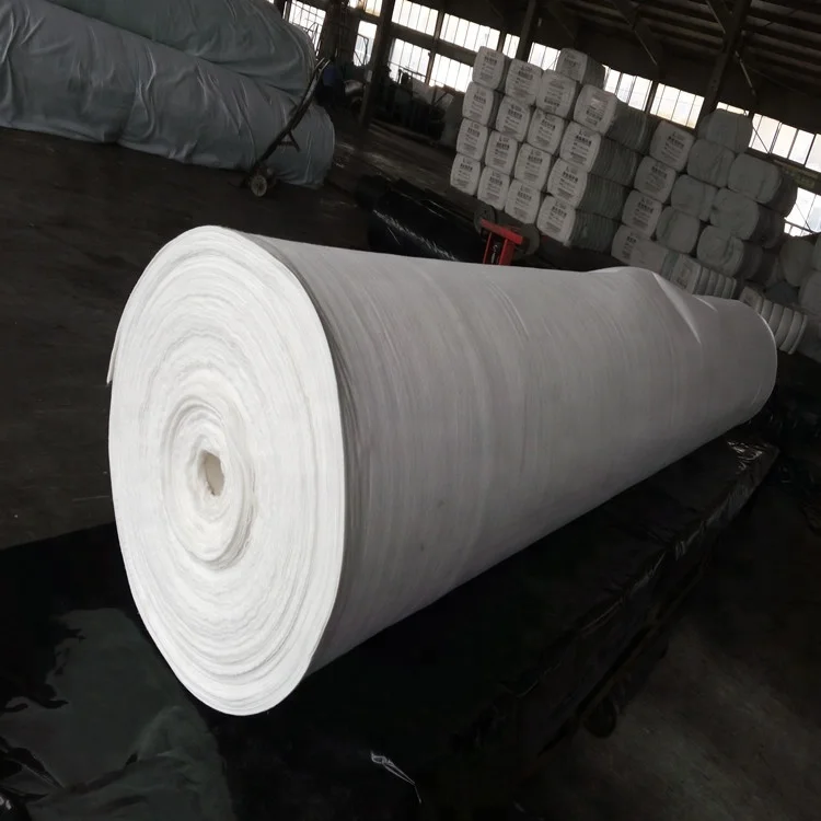 polyester staple fiber non woven geotextile 300g/sqm geotextile fabric price