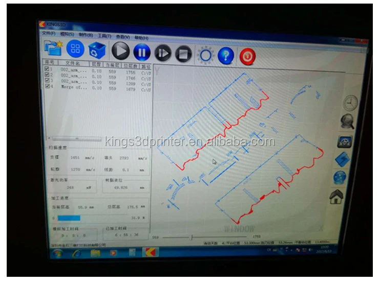 Factory Price 850mm*850mm*550mm Large Size Kings SLA 3D Printer Machine for Manufacture Plant Prototyping