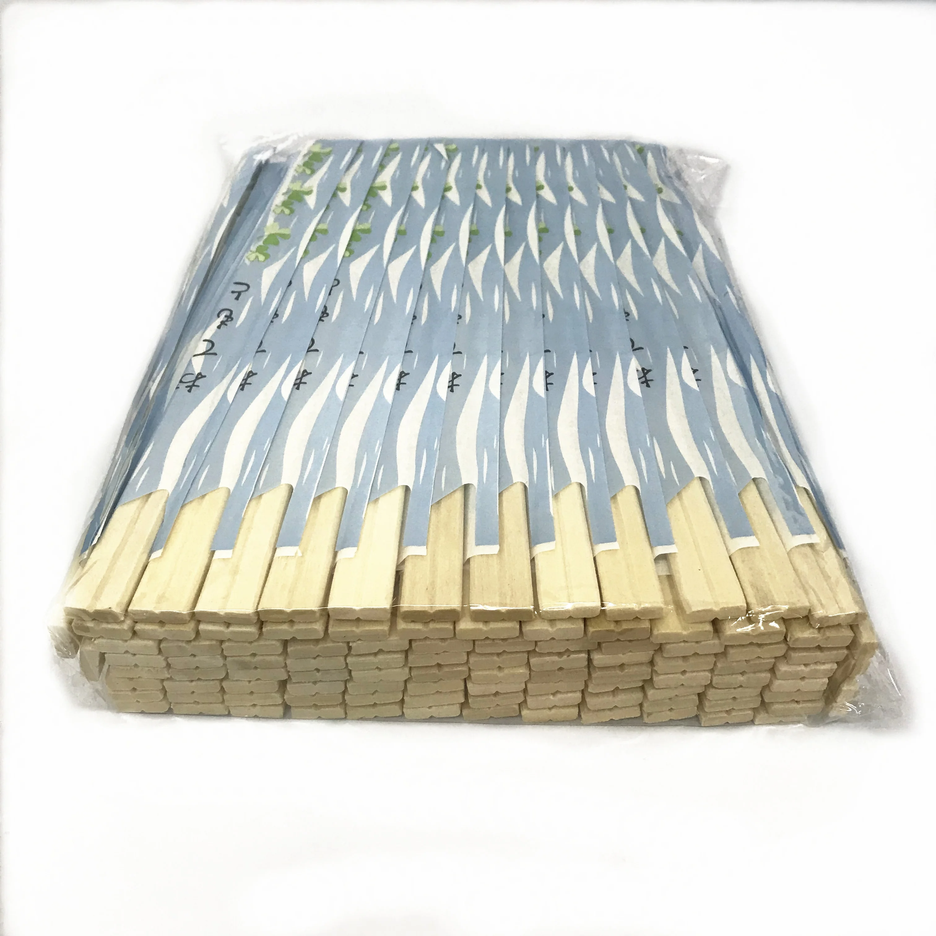 high quality disposable pine wooden japanese chopsticks with paper ring