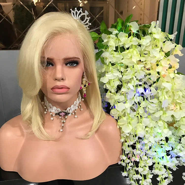 
Hot Selling 613 blonde Hair Lace Wig Elastic Bands For Wigs Short honey blonde lace front wigs For Black Women 