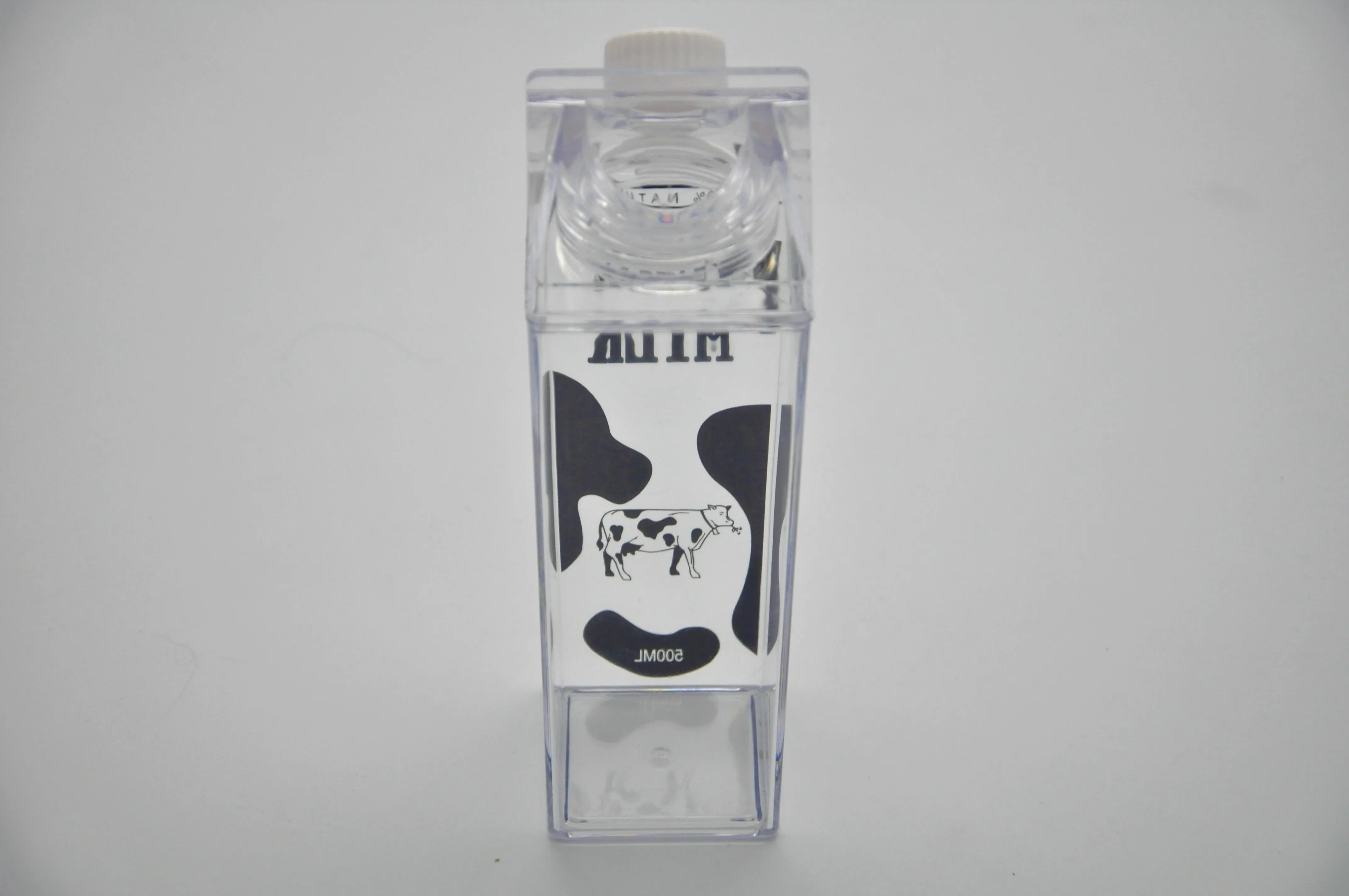 500ml Sports Water Bottle Milk Box Plastic Portable Drinking Bottle