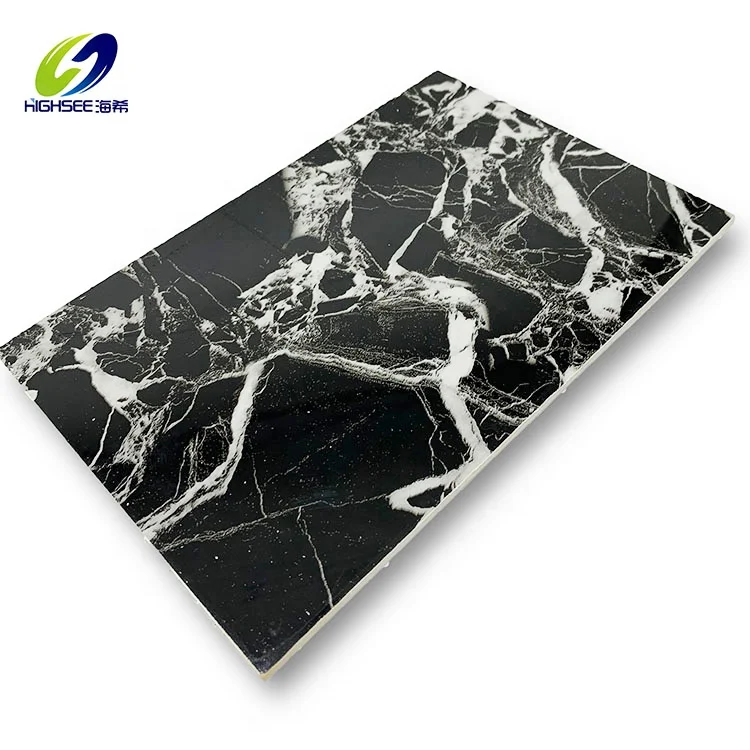 1220*2440*2MM3MM4MM5MM Marble Textured and Wooden Design PVC Sheet