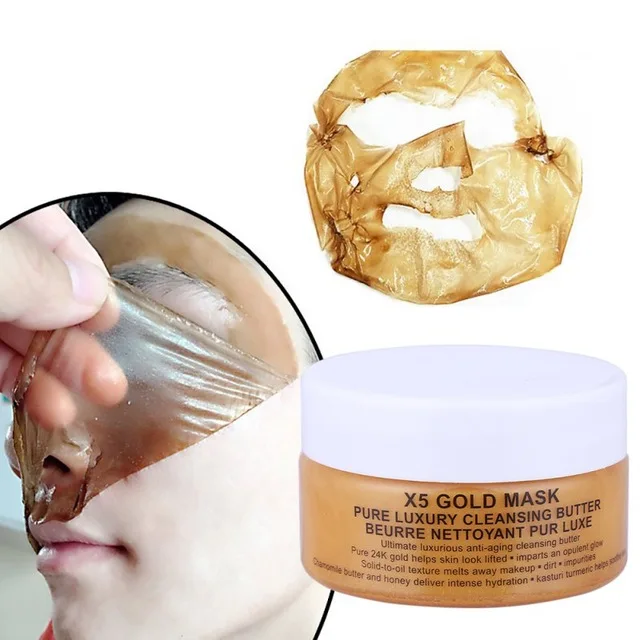 24 K Gold Masks Beauty Moisturizing Contraction Of Tearing Pores Yellow Gold Peel Off Mask Skin Care Cosmetic