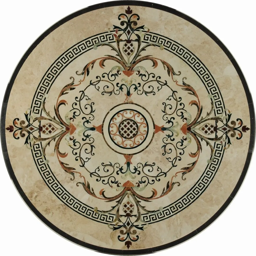 Low Price hot sale medallion marble pattern colors with cheapest price