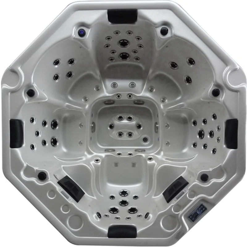 
8 persons octagonal outdoor whirlpool tub 