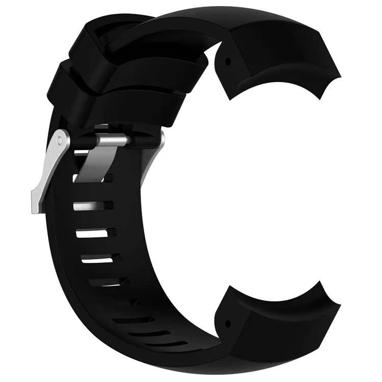 silicone rubber sport watch strap band bracelet replacement for suunto core alu black
