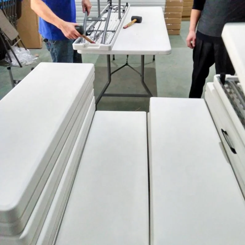 Высококачественный легкий пластиковый складной стол и стул для мероприятий