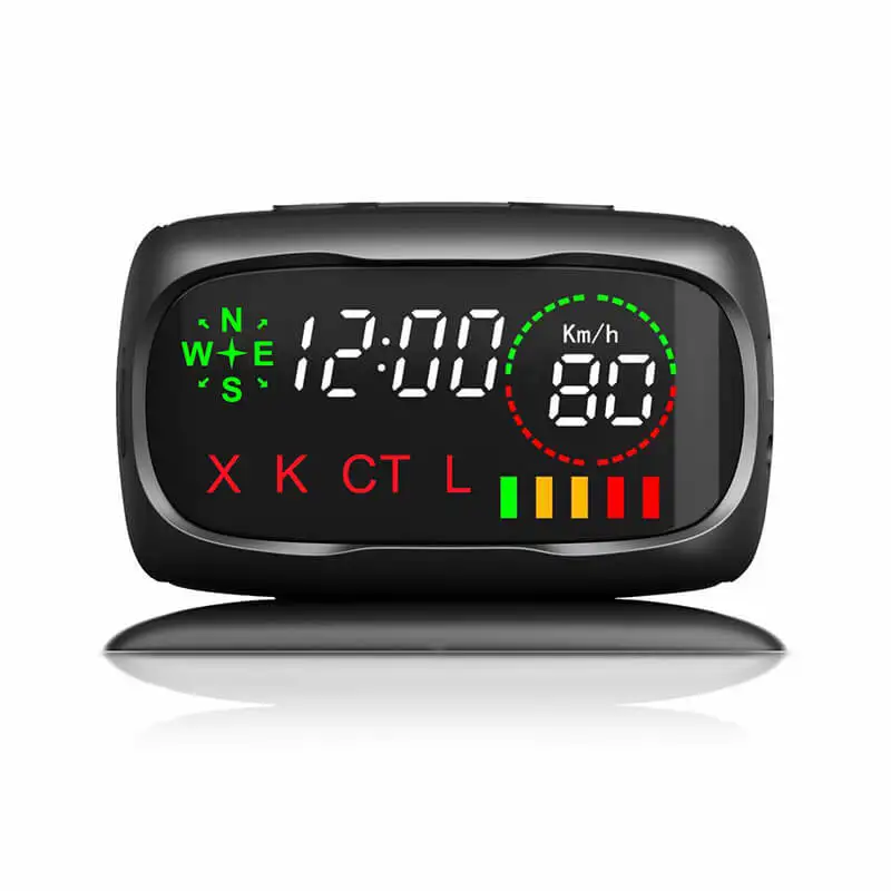 RD300 LED Screen Anti Police Speed Camera Car Radar Derector with GPS 2 in 1