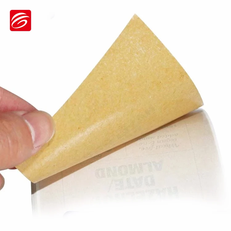 Custom kraft paper self-adhesive label