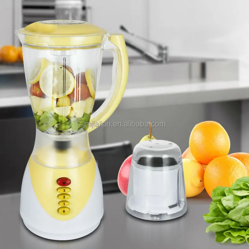 JL-B731 2 in 1 Push Button 3 Speeds Powerful Plastic Electric Food Masticator Blender