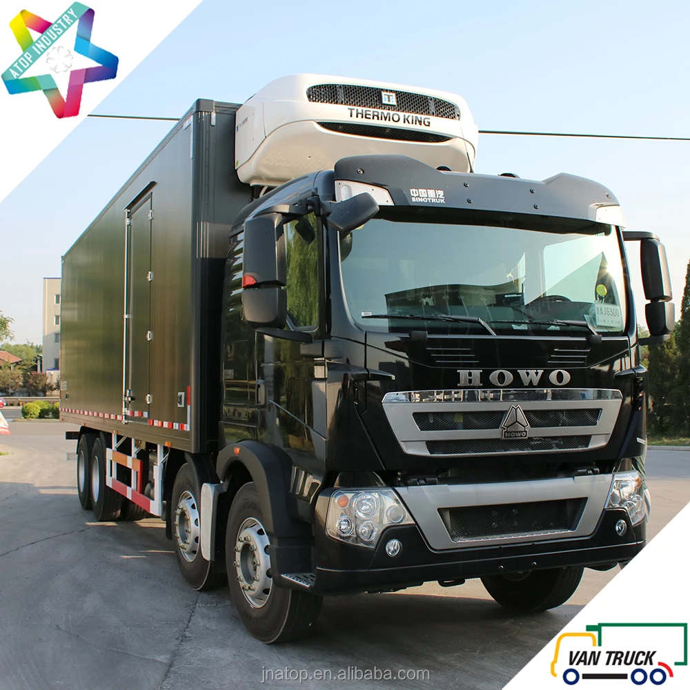 ColdKing Howo T5G 340Hp chassis 9.6m truck body heavy duty refrigerated truck