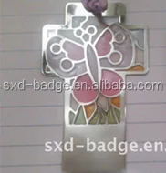 
Christian Gifts Bookmark for religion activities/colorful metal bookmarks with ribbon for promotion 