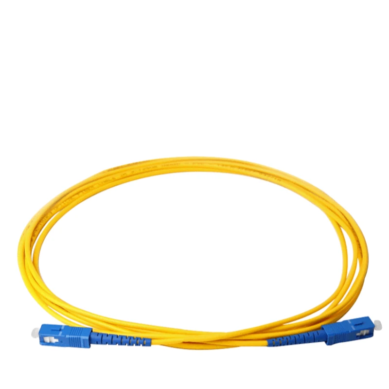 10Pcs/Lot 3m SC to SC Fiber Patch Cord Jumper Cable SM Simplex Single Mode Optic for Network SC/PC fiber optic patch cable