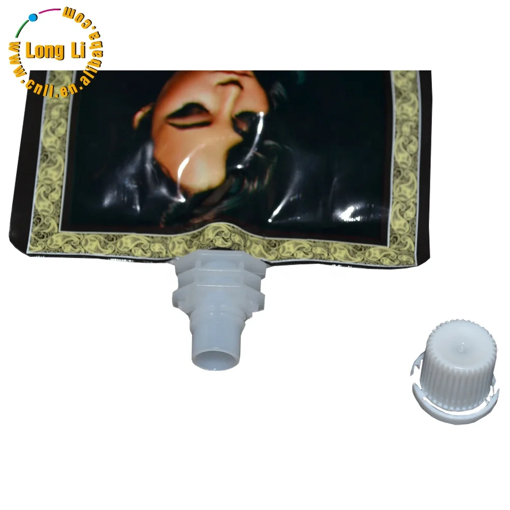 Customized 280ml Hair Dye Gel Reusable Spout Aluminum Mylar Bags for packing Hand Soap /Shower Gel/Shampoo/Toil Washing Powder