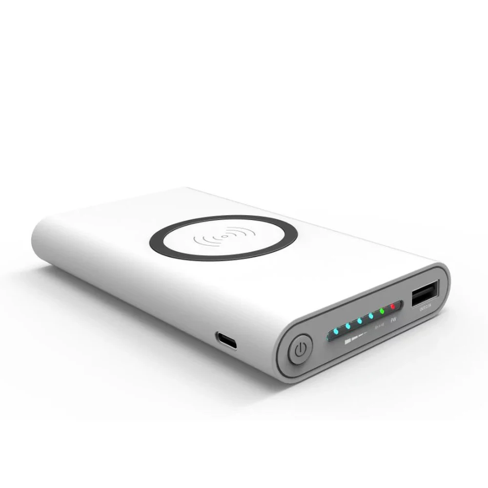 2018 трендовые Горячие Продукты QI Беспроводное зарядное устройство Power Bank 10000 мАч