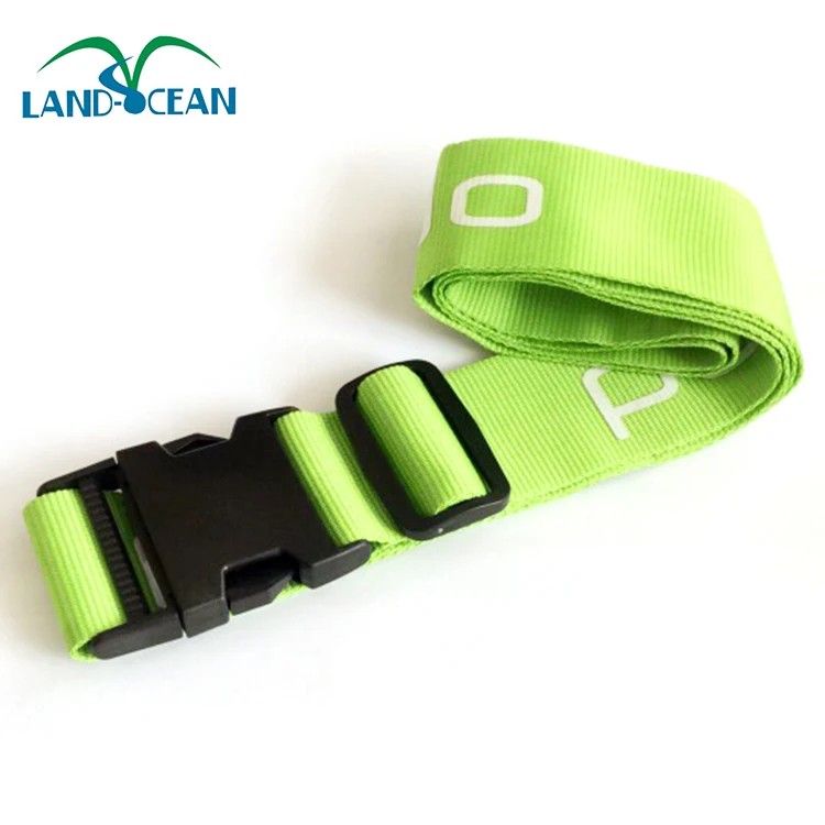Wholesale Bulk Printed Adjustable Travel Luggage Belt Custom Logo Personalized Nylon Luggage Strap