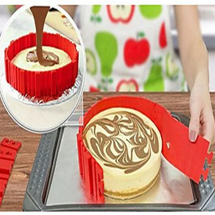 
4PCS hot sale nonstick magic best flexible silicone snake DIY baking mould cake tools 