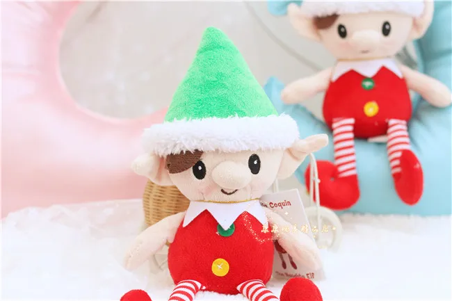 High Quality Soft Baby Plush Doll Stuffed Christmas Elf Promotional Gift Custom Plush Toys