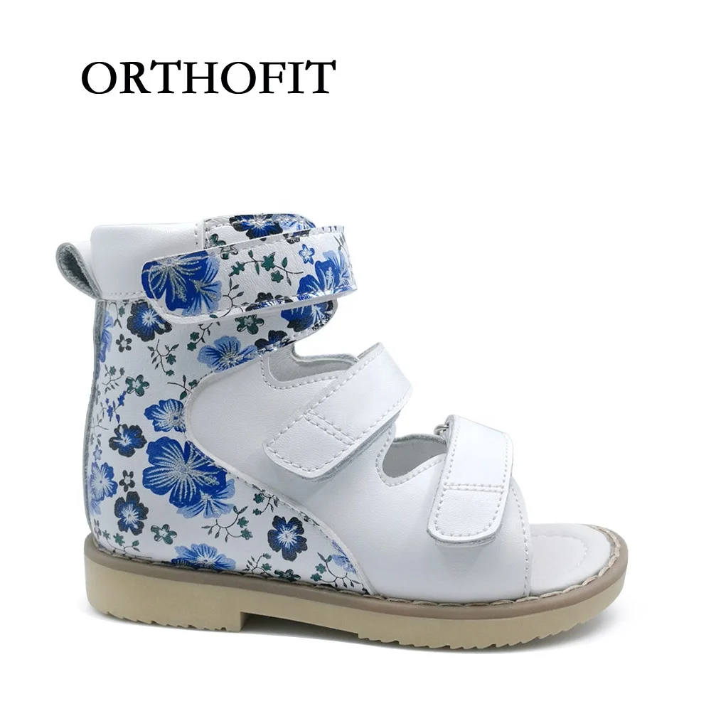 Customized brand name orthopedic shoes for girls,kids ankle orthotic shoes