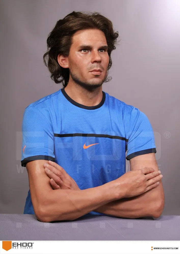 Spanish Professional Tennis Player Life Size Wax Figure For Sale