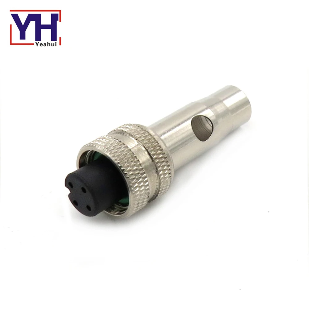 Ip67 Ip68 M12 4Pin разъем с 360 градусный экранированный для промышленной автоматизации