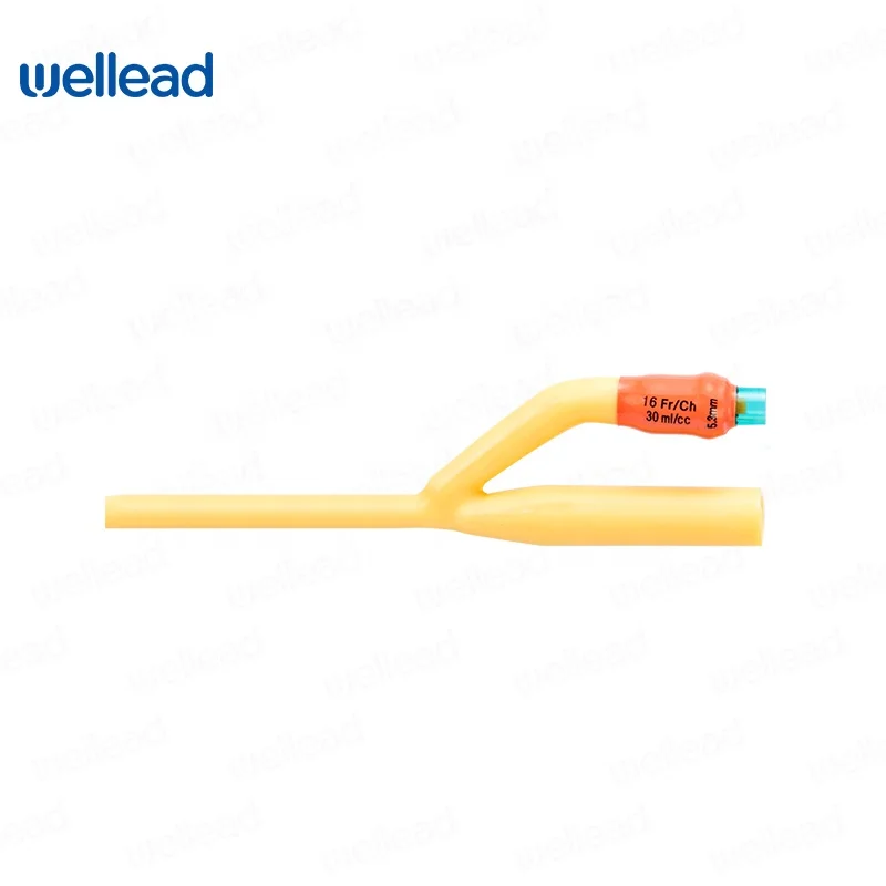 
2-way Latex Foley Catheter silicone coated 