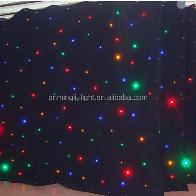 Светодиодный DJ светильник s RGB светодиодный занавес/светодиодный Звездный светильник/Светодиодная звезда ткань
