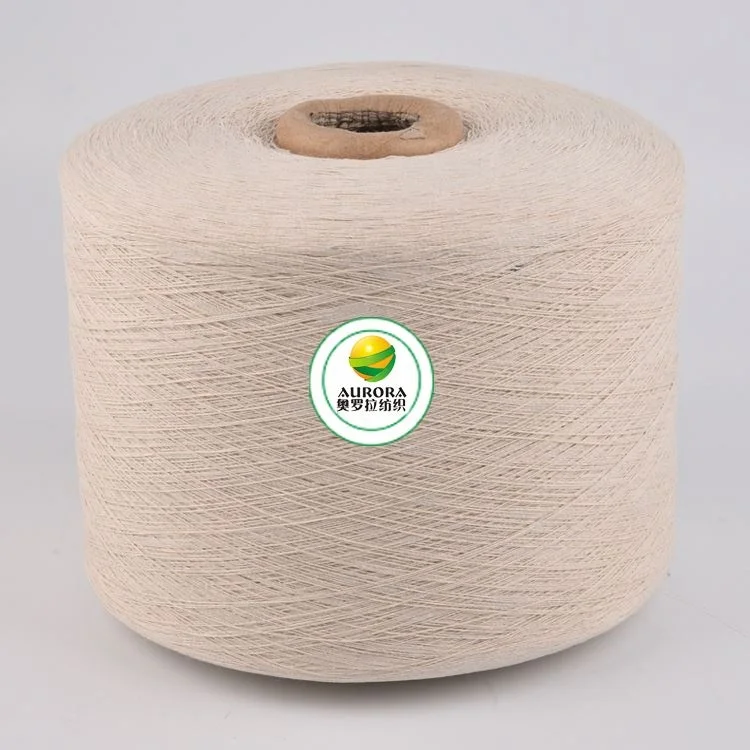 
Wholesale knitting work glove yarn supplier white cotton yarns for glove 