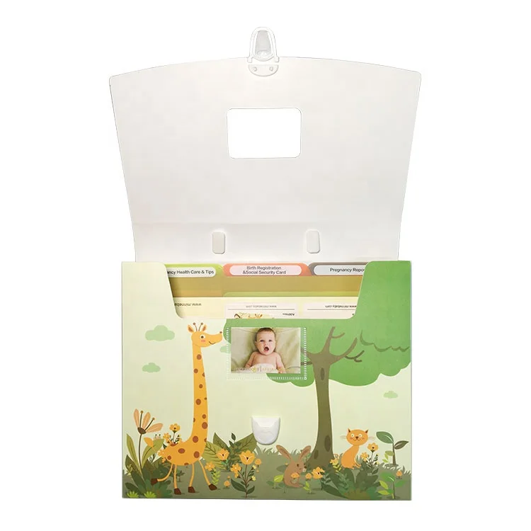 Пластиковый органайзер для детских документов размером с буквы на заказ